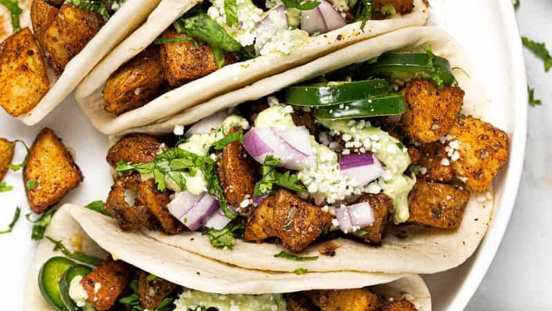 Crispy Potato Tacos.