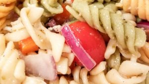 Greek pasta salad.