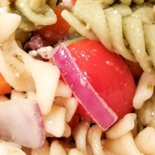 Greek pasta salad.