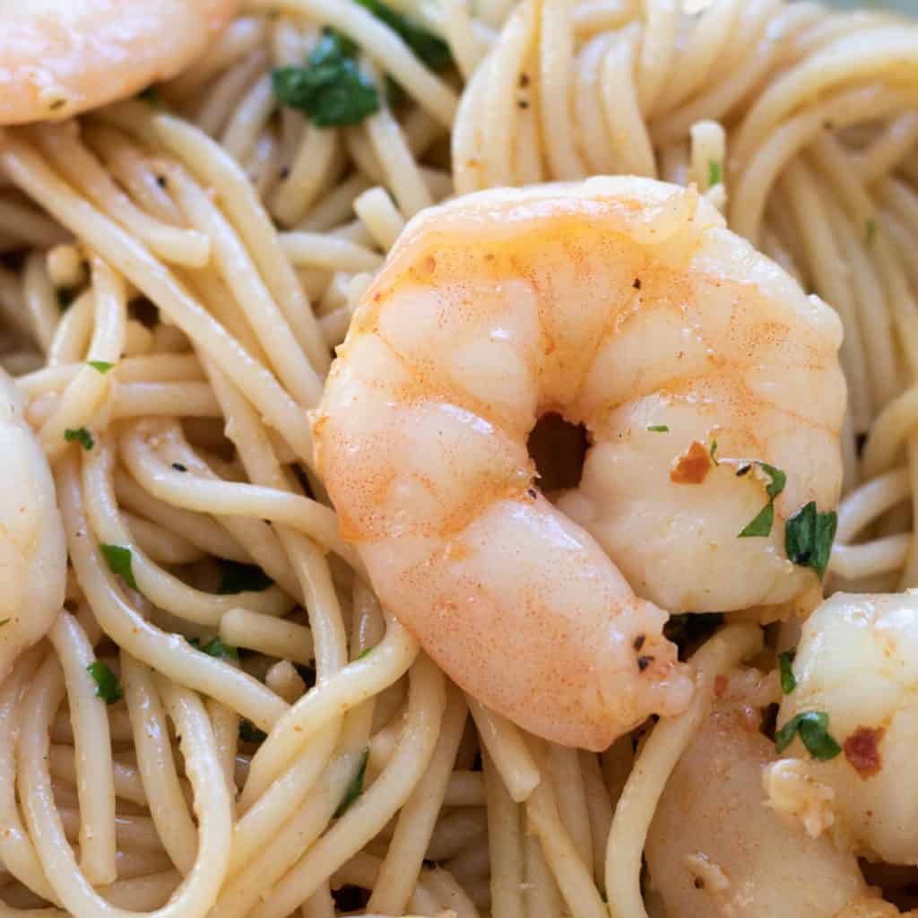 Garlic Butter Shrimp Pasta always use butter