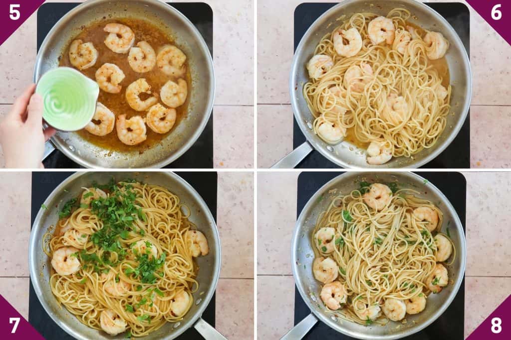 Garlic Butter Shrimp Pasta - always use butter