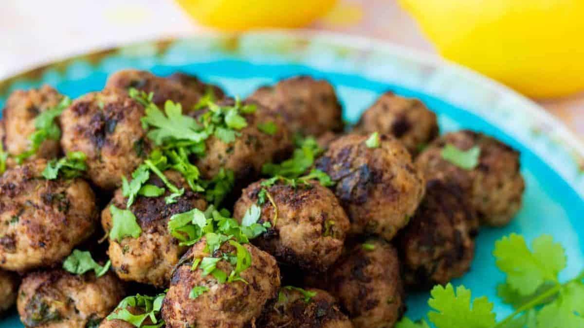 Lamb Meatballs with Cilantro & Lemon