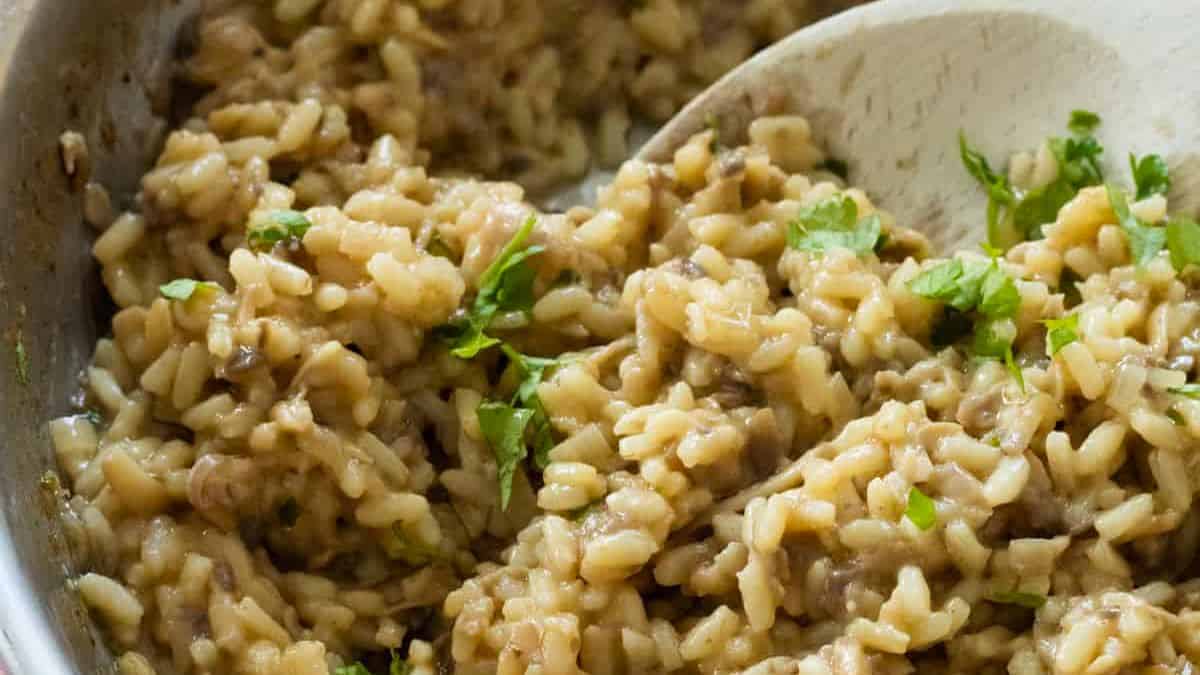 Mushroom Truffle Risotto