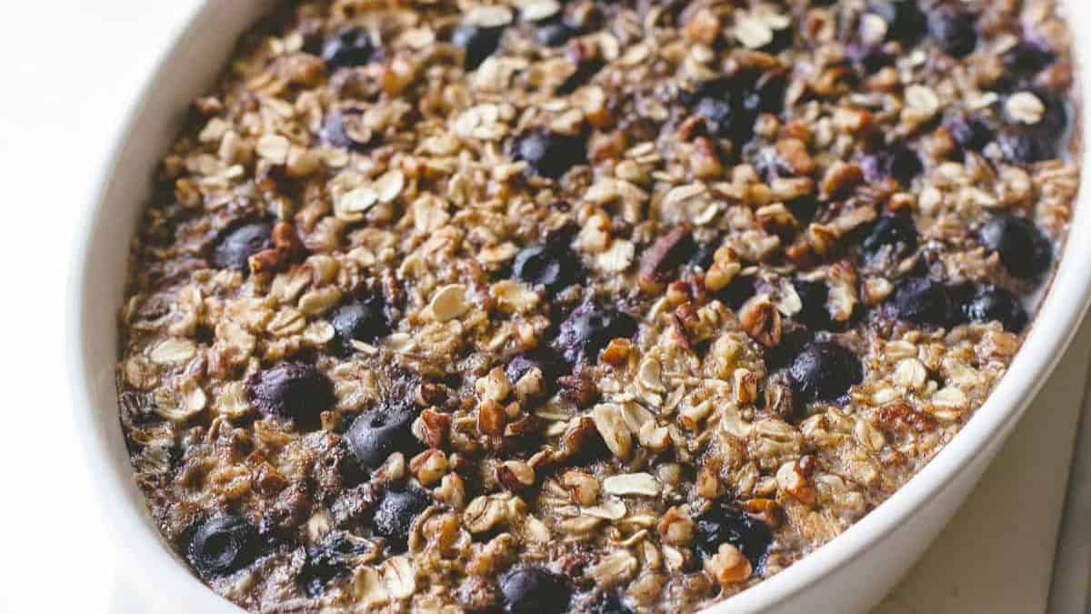 Baked Blueberry Oatmeal