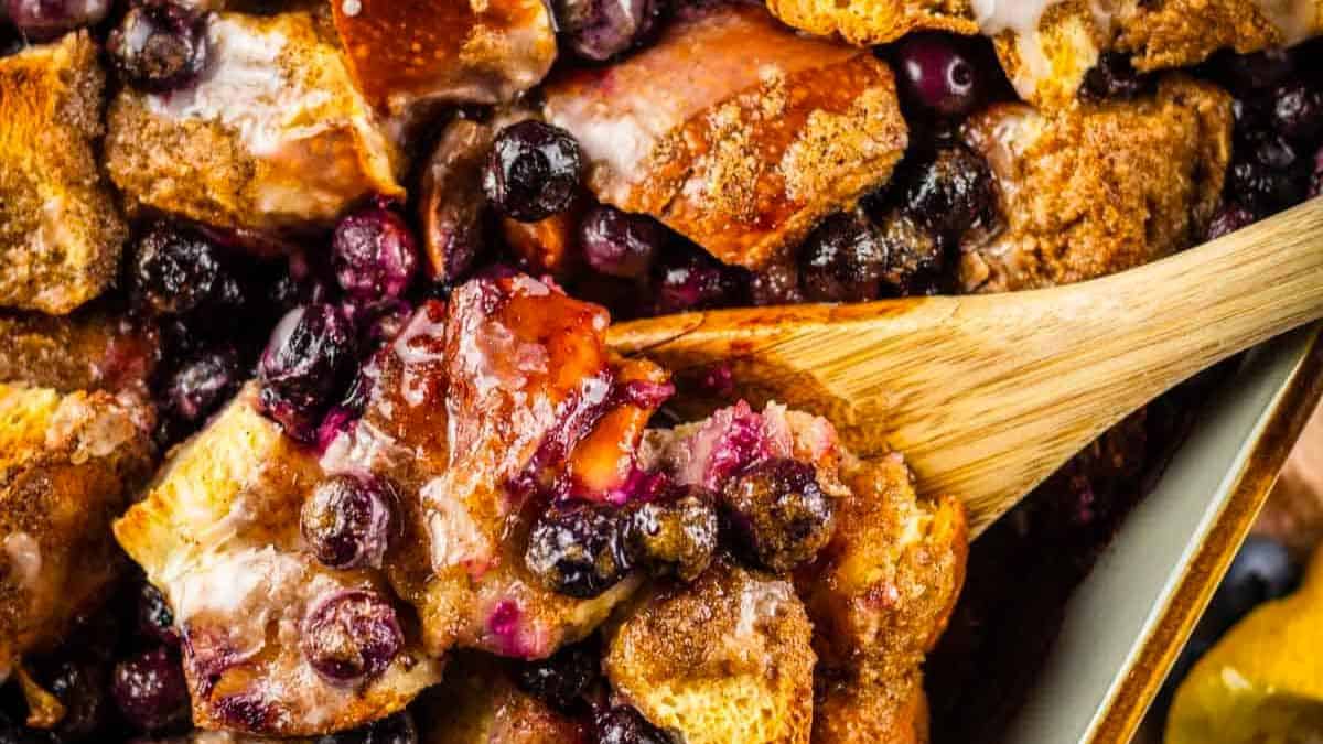 Blueberry French Toast Casserole