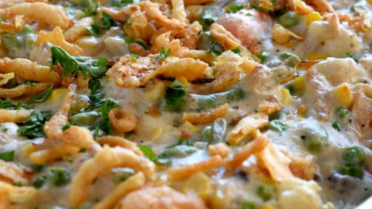 Make Ahead Creamy Vegetable Casserole