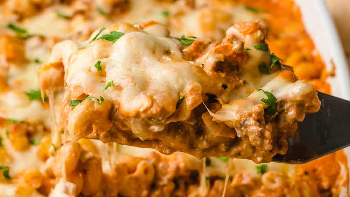 Company Casserole (Ground Beef Pasta Casserole)