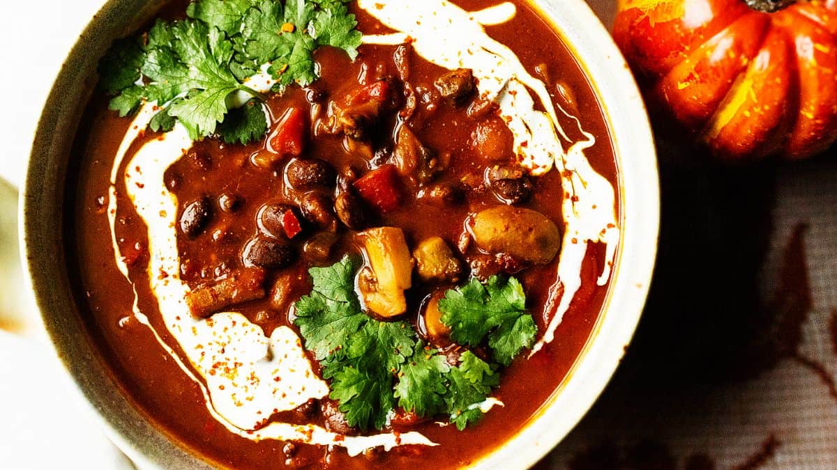 Easy Pumpkin Black Bean Chili