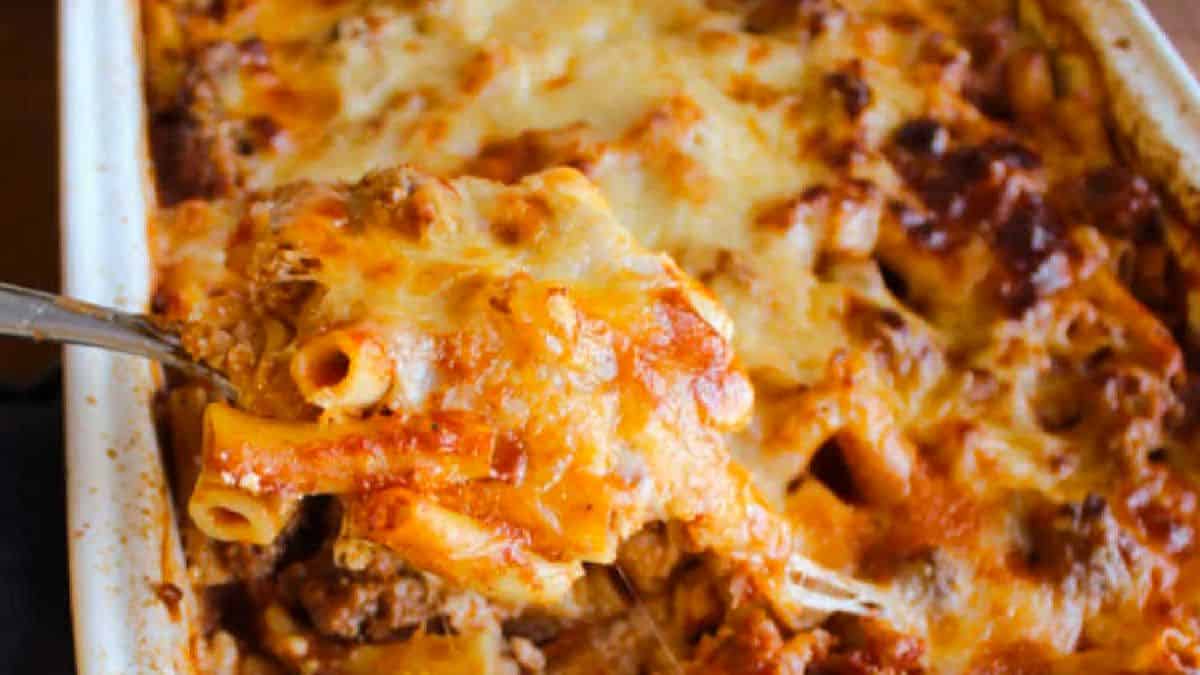 No Boil Baked Ziti