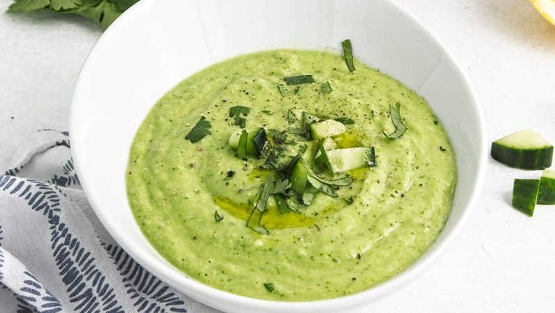 Cold Cucucmber Soup.