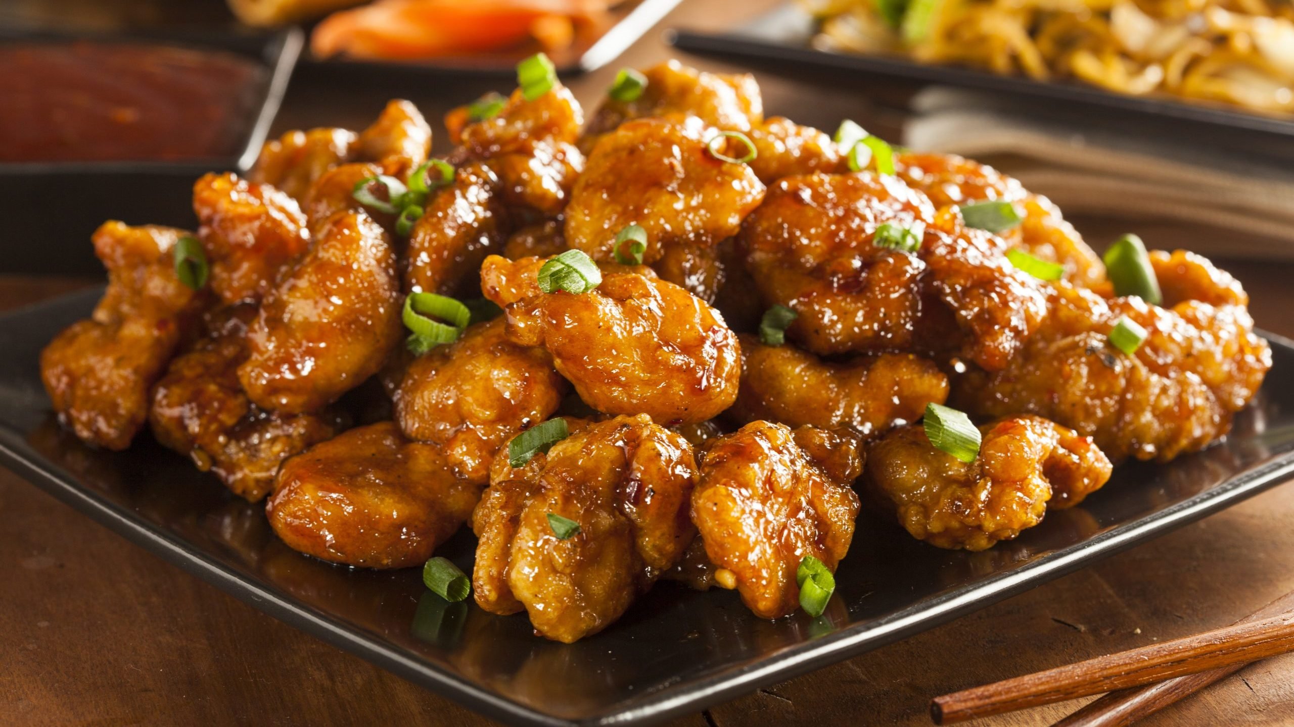 Orange chicken.