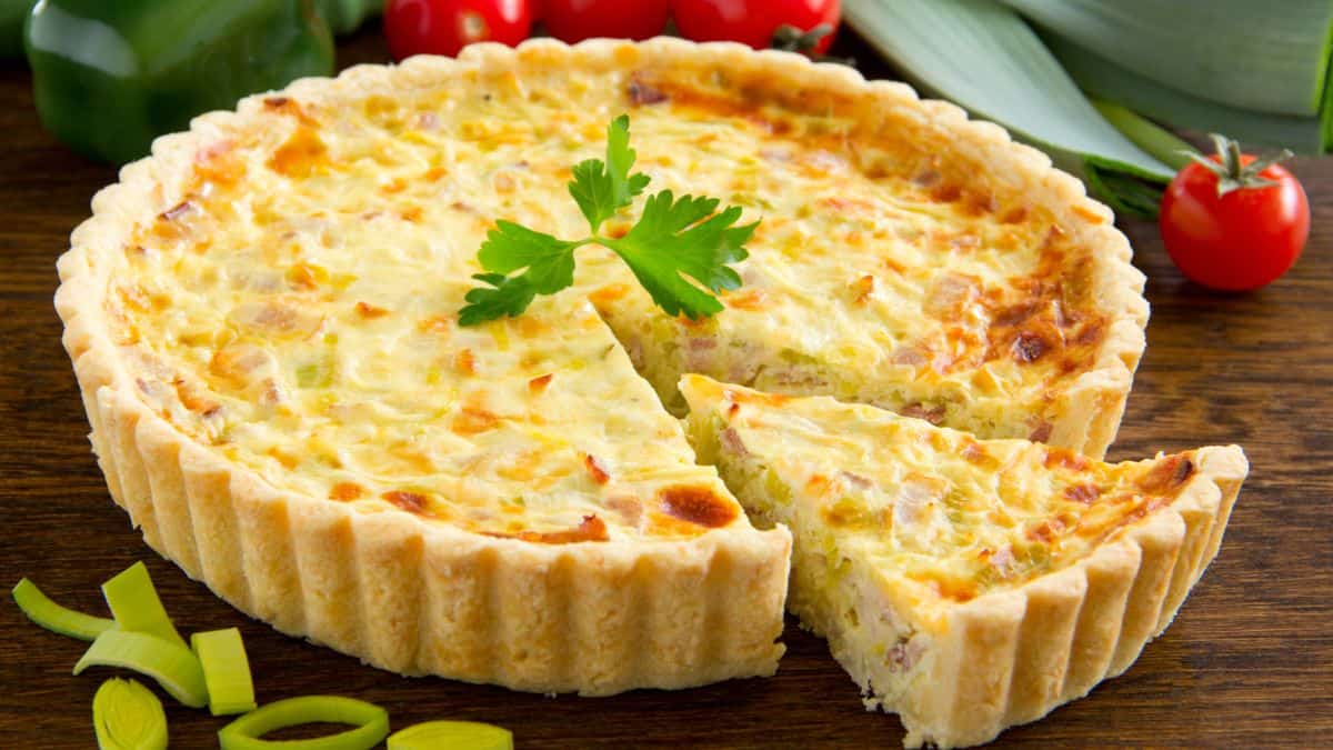 A quiche.
