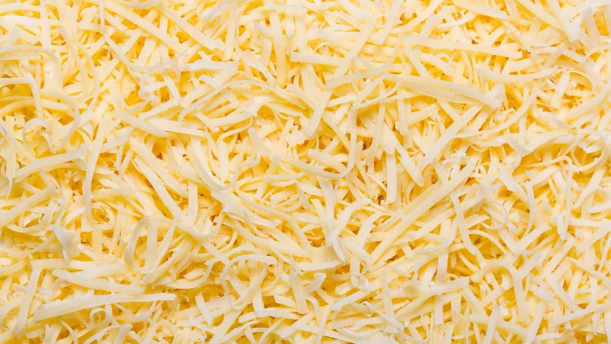 Shredded cheese.