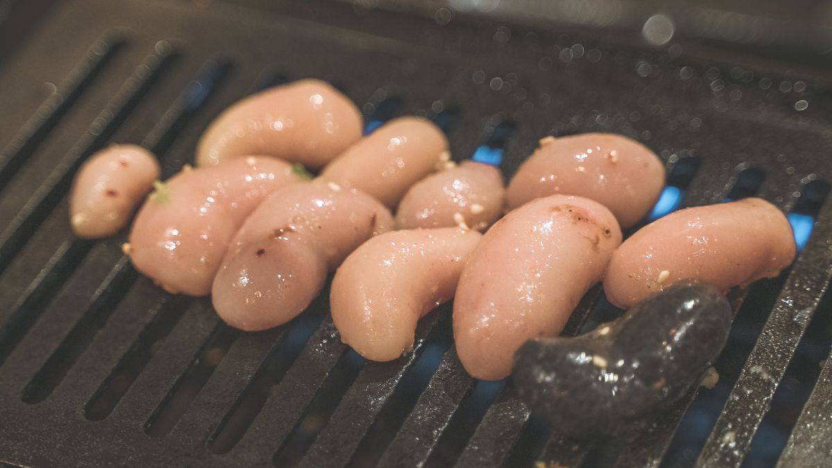 Grilled testicles.