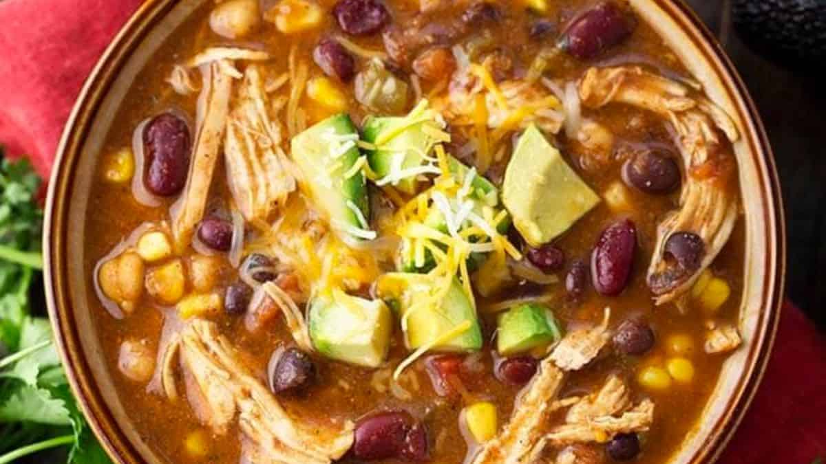 Instant Pot Chicken Taco Soup