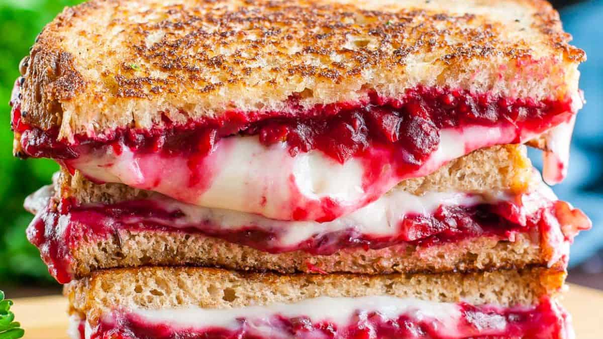 Cranberry Pecan Grilled Cheese