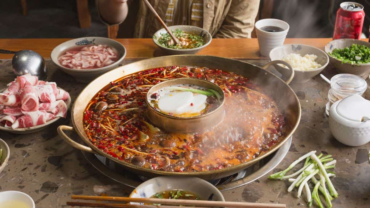 A Sichuan hot pot.