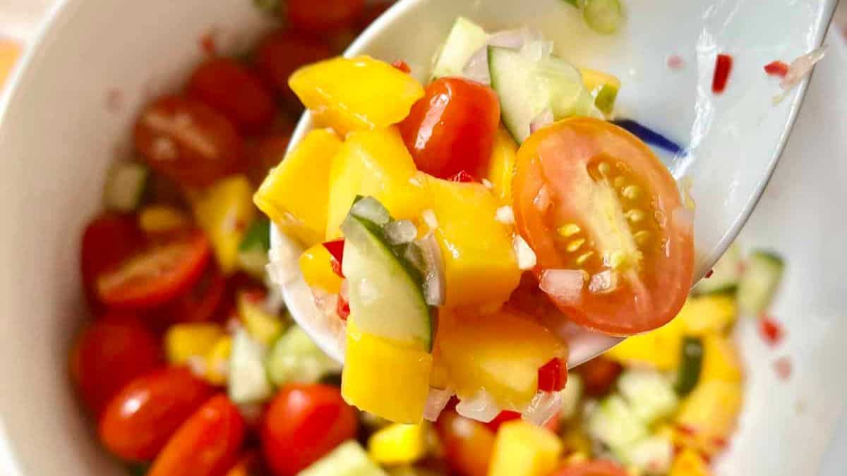 Mango salad.