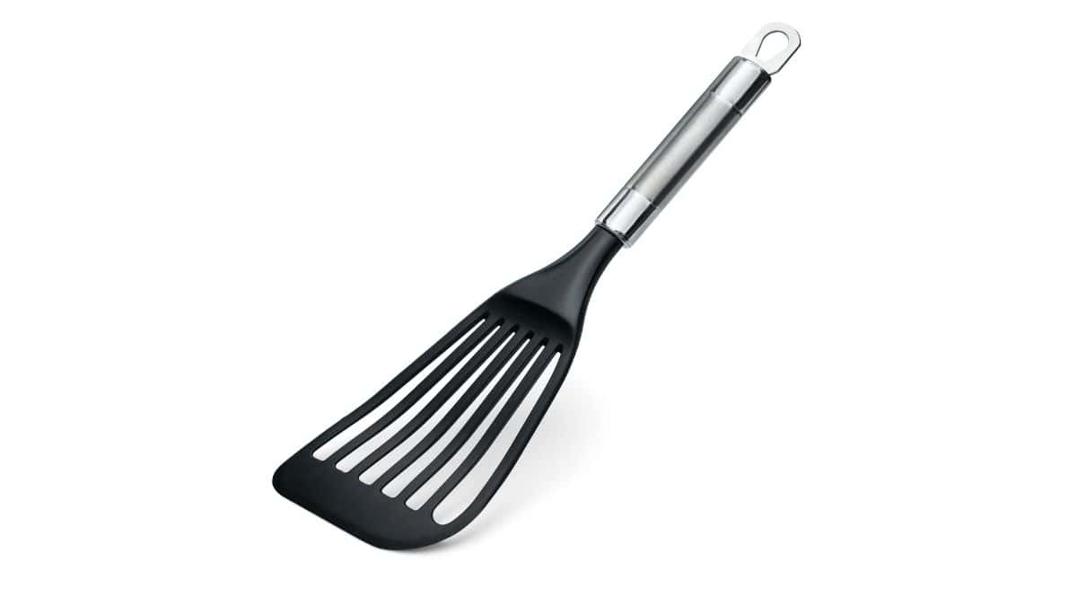 A slotted fish spatula.