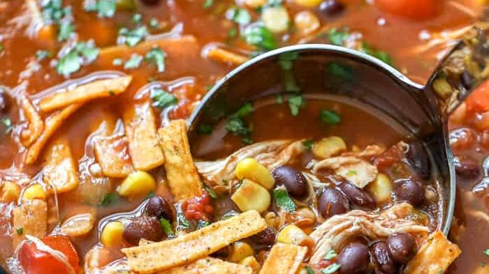 Crock Pot Tortilla Soup