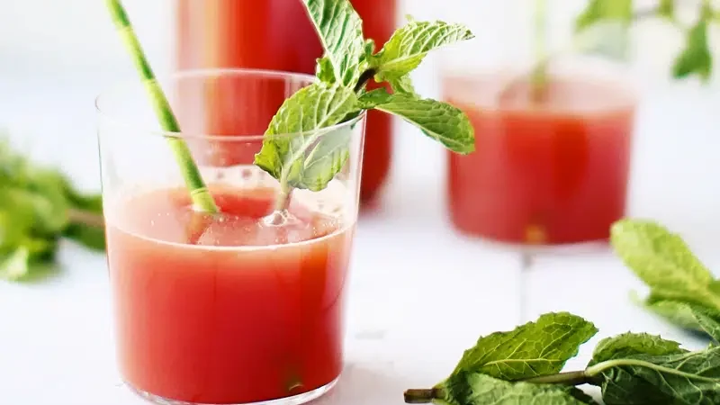 Watermelon Coconut Agua Fresca.