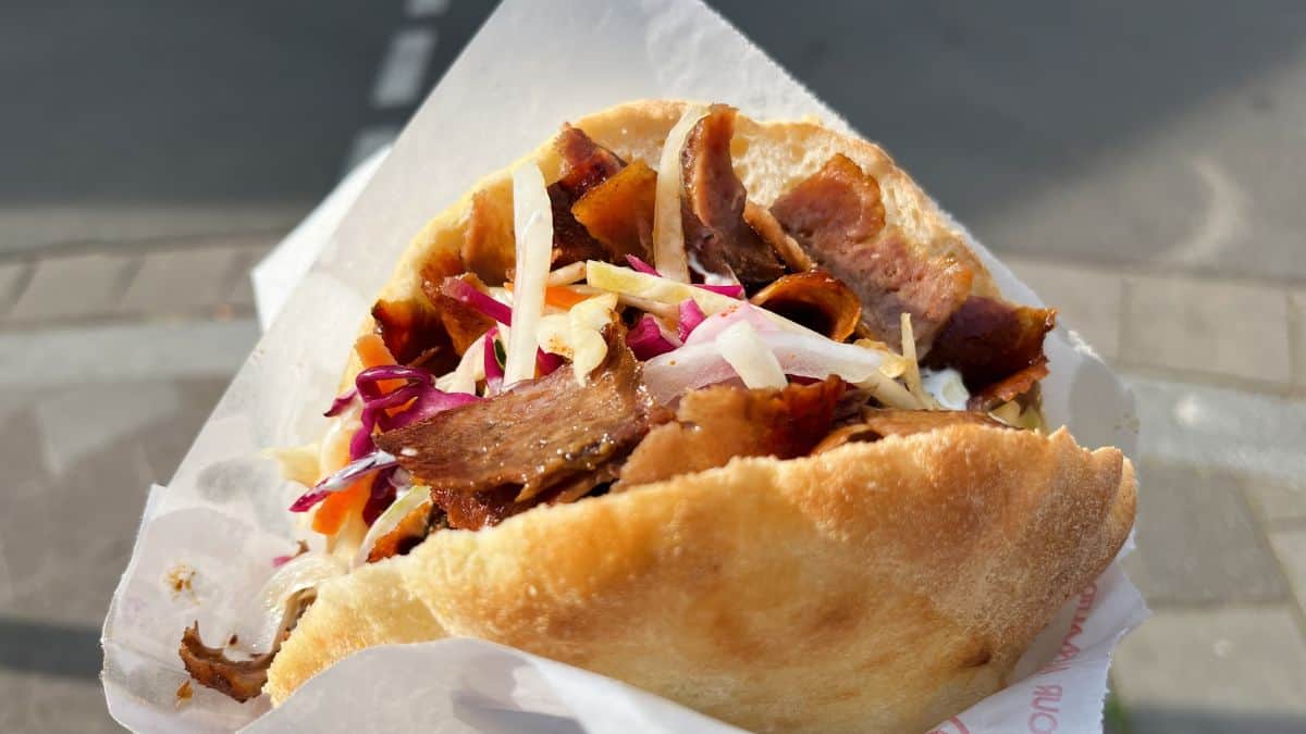 Doner kebab.