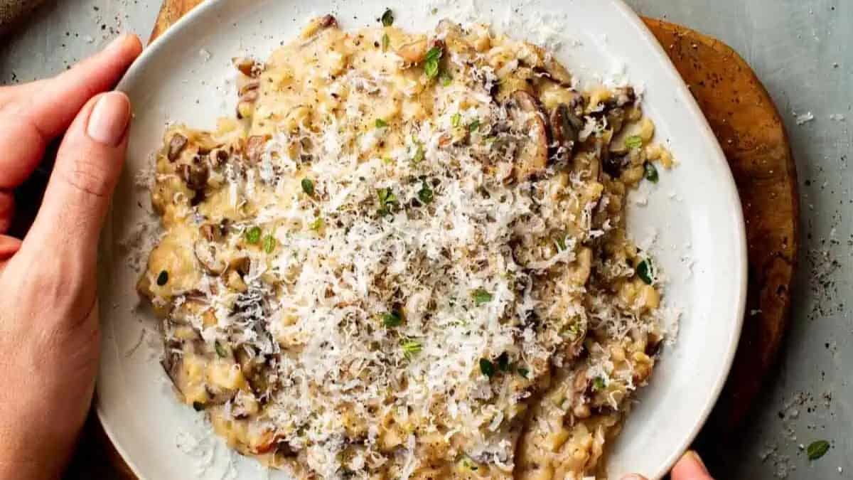 Wild Mushroom Risotto.