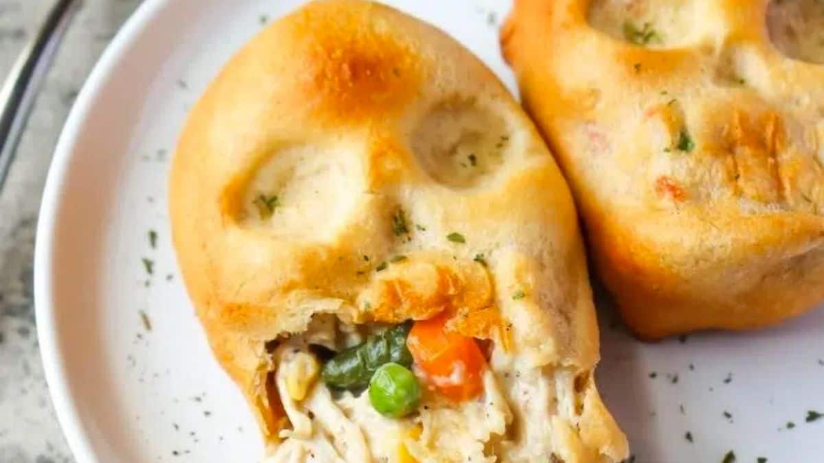 Skull Chicken Pot Pies