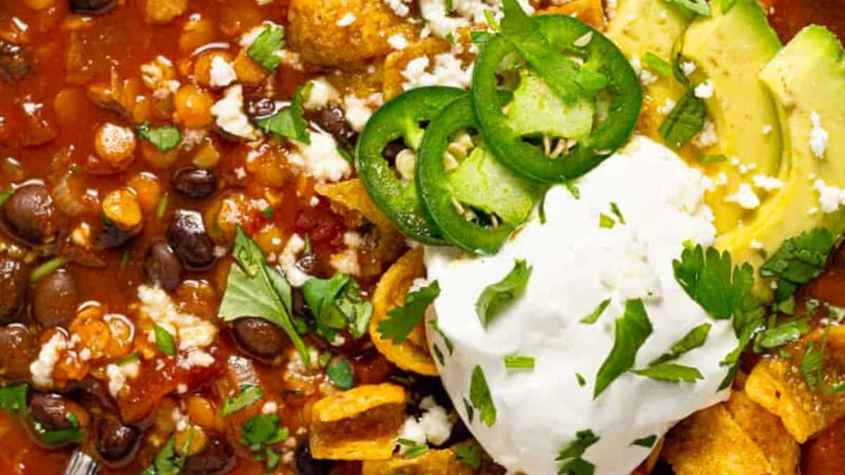 Vegan Chili Recipe with Black Beans