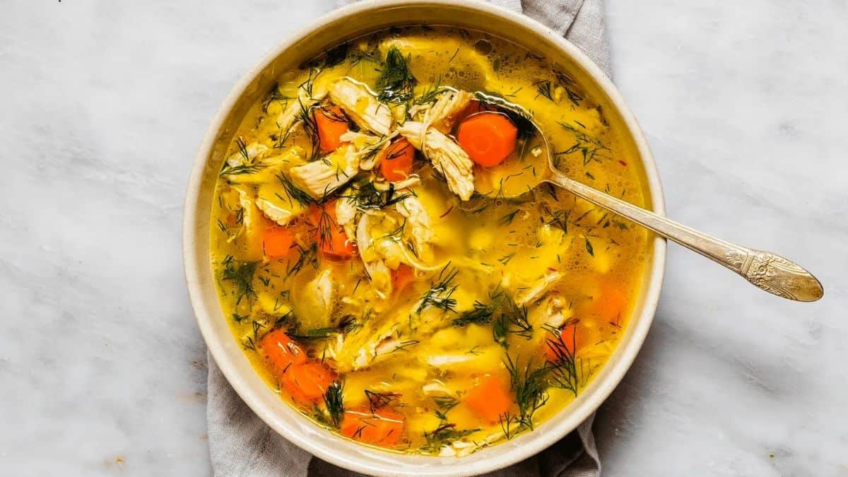 Chicken and Yellow Lentil Soup