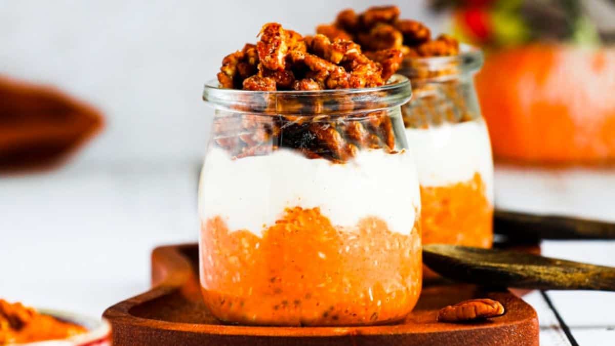 Pumpkin Pie Overnight Oats Recipe