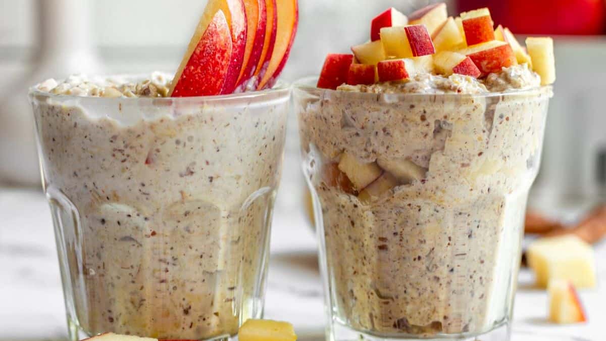 Apple Pie Overnight Oats Recipe