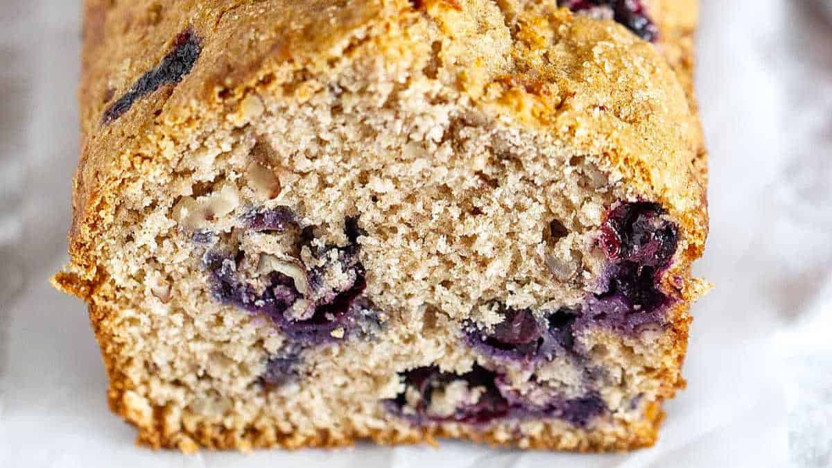 Healthy Blueberry Bread