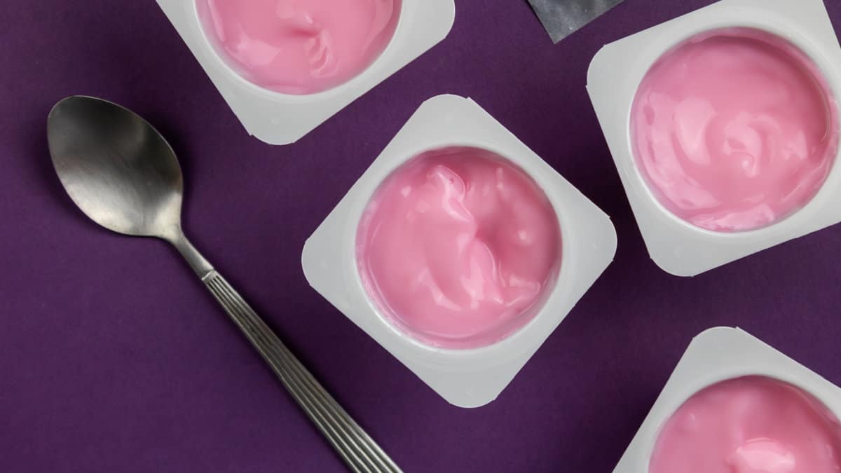 Yoghurt cups.