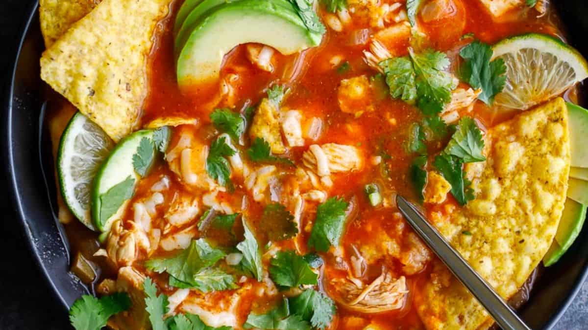 Spicy Chicken Tortilla Soup