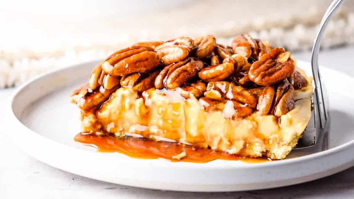 No Bake Pecan Pie Cheesecake