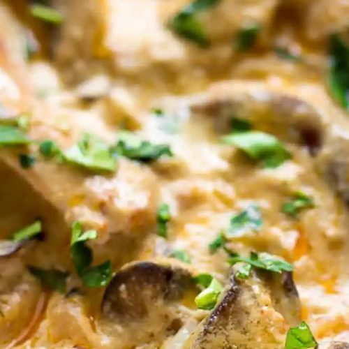 Chicken Mushroom Stroganoff
