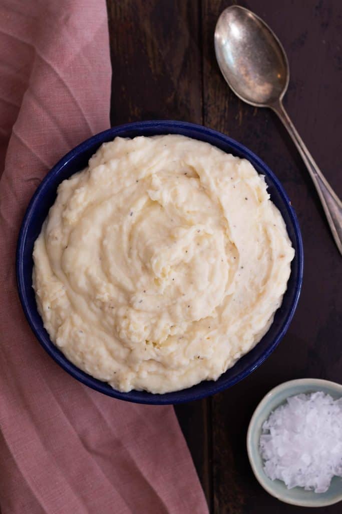 Cheesy Mashed Potatoes - always use butter
