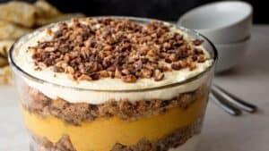 Pumpkin spice trifle.