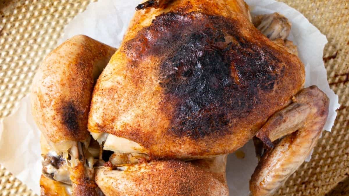 Slow Cooker Whole Chicken (From Frozen)