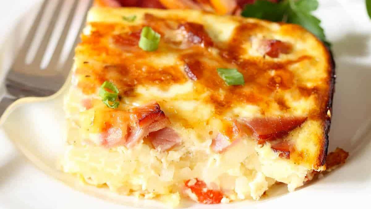 Hash Brown Casserole with Ham