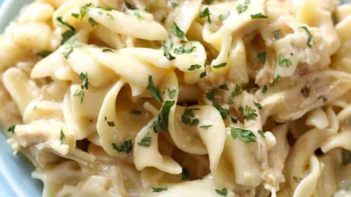 Crockpot Chicken and Noodles