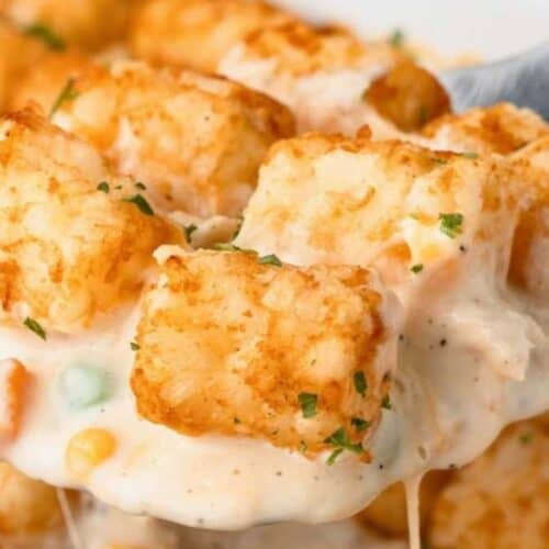 Chicken tater tot casserole.