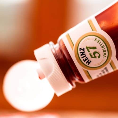 Heinz Ketchup Bottle.