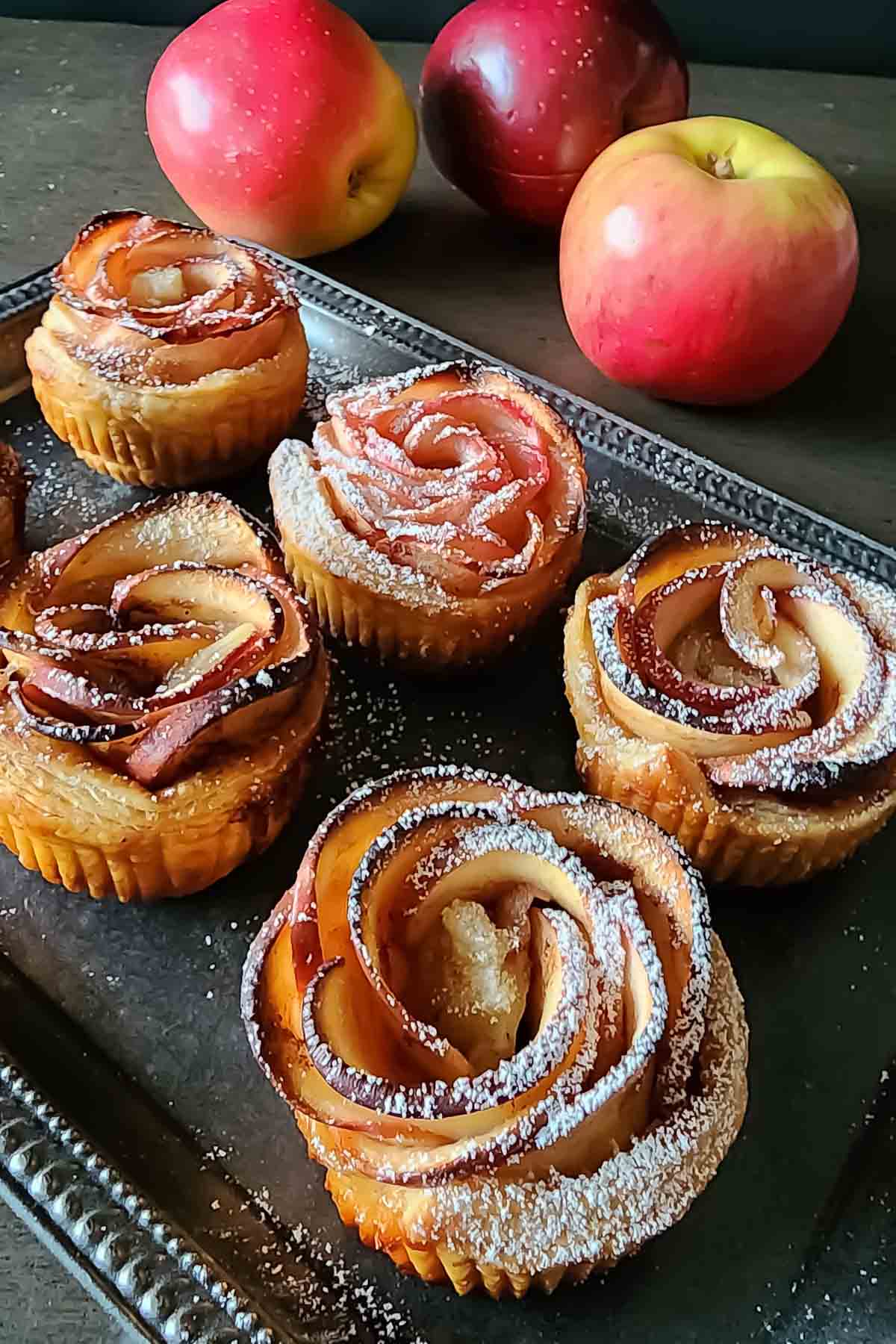 Apple Rose Puff Pastry.
