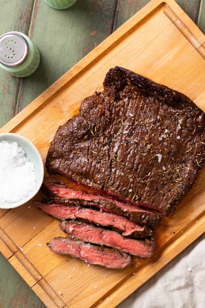 Air Fryer Skirt Steak always use butter