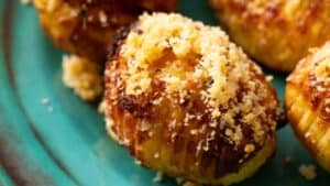 Air fryer hasselback potatoes.