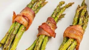 Bacon wrapped asparagus.
