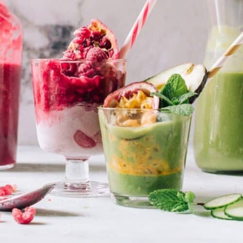 Avocado smoothie.