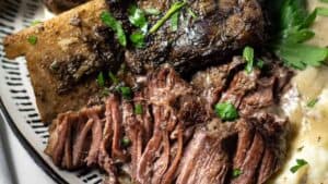 Braised short ribs.
